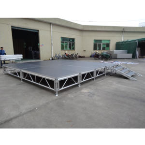 Scène en aluminium pour petit événement de scène légère réglable en hauteur - Product Image 5