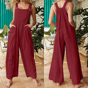 Women <strong>Loose</strong> <strong>Fit</strong> Fashion Overalls Wide Leg Baggy Bib Overalls Jumpsuit <strong>Dungarees</strong> Summer Jumpsuit Casual Elegant Overalls Summer - Product Image 2