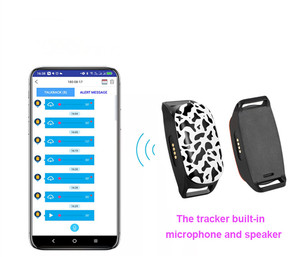 Pelacak <span class=keywords><strong>GPS</strong></span> desain Anti hilang 2025 untuk hewan peliharaan 4G kerah cerdas pelacak Waktu Nyata baterai plastik nilon antiair IP67 isi ulang - Product Image 3