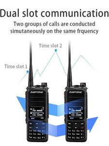 Radio bidirectionnelle double bande DMR+UV UV008 ZASTONE 10W avec GPS, AES256, IP67 L810 - Product Image 2