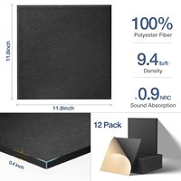 Panneaux acoustiques muraux en feutre de fibre de polyester PET insonorisants et ignifuges en matériaux recyclés pour appartements modernes