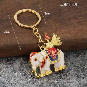 พวงกุญแจโลหะช้างศึกเคลือบ3D สไตล์ไทยพวงกุญแจ<span class=keywords><strong>รถ</strong></span>มีเอกลักษณ์ - Product Image 2