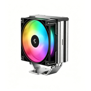 ดีพคูล AG400 ARGB ชุดระบายความร้อนซีพียูแบบลม 220W TDP ลูกปืนแบบ Fluid Bearing เสียงเบา สำหรับ LGA1700/1200/AM5/AM4 พัดลม PWM ขนาด 120 มม. ออกแบบมาอย่างพิถีพิถัน - Product Image 5