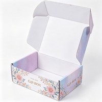 Boîte d'emballage en papier pliable de haute qualité, recyclable, pour vêtements, écharpes, ceintures, sous-vêtements, jupes, vente en gros