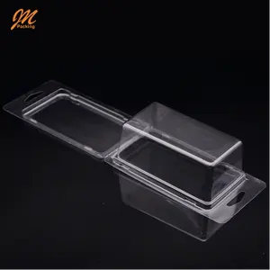 Food Grade Plastic Clamshell Inner Blister Pack Packaging Clear Clam Shell Bubble Blister Packaging Trays PET Box