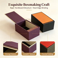 Boîte cadeau magnétique rigide écologique recyclée personnalisée Forest Packing, à ouverture à clapet, pour bijoux, parfums, thé, emballage cadeau d'entreprise
