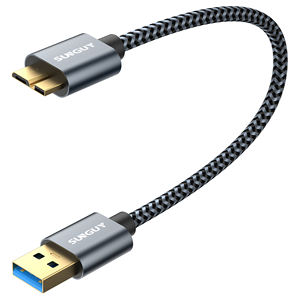 Cable USB SUNGUY Tipo A a Micro-B, Personalizable, Flexible, Carga Rápida, Material Trenzado, Ecológico - Product Image 1