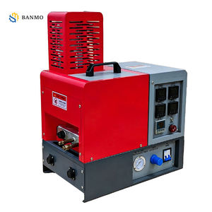 Machine à colle thermofusible avec réservoir de 5L, pompe à engrenages/piston, débit de fusion <span class=keywords><strong>max</strong></span>. 6kg/h, pistolet manuel, valve de pulvérisation automatique, équipement de collage pour emballage - Product Image 5