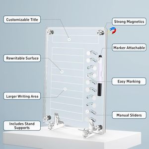 Tablero de Planificación de Tareas Magnético Acrílico para Niños y Adultos, Lista de Tareas Diarias - Product Image 2