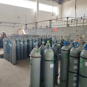 High Pressure Gas Cylinder Tanks For Co2 Oxygen Hydrogen Argon Helium Nitrogen