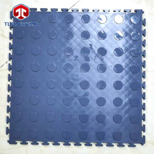Tuan Interlocking PVC Flooring Industrial Wear Resistant Mats Indoor Rectangle Textured - Product Image 5