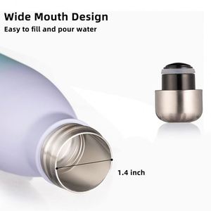 Bouteille d'eau en acier inoxydable de 500 ml avec logo personnalisé imprimé, idéale pour les activités d'entreprise, les cadeaux d'entreprise, la salle de sport - Product Image 5