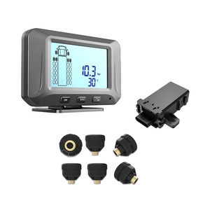 Sistema de detección de presión de neumáticos TPMS <span class=keywords><strong>Digital</strong></span> Popular para remolques de camiones RV Sensores externos internos inalámbricos para seis vehículos - Product Image 2