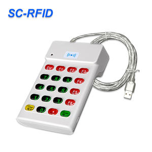 공장 재고 USB 인터페이스 125Khz <span class=keywords><strong>RFID</strong></span> 카드 리더 키보드 스타일 숫자 버튼 비접촉식 13.56mhz NFC 카드 리더 - Product Image 2