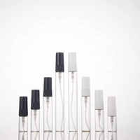Flacon pulvérisateur miniature rechargeable pour échantillons de parfum, 2 ml, 3 ml, 5 ml, 10 ml, flacon en verre fin pour voyage