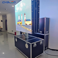 Açık Hava LED Hareketli Ekranlı Treyler, Taşıma Çantası ile Birlikte LED Tabelalar, Araba için P2.6 LED Ekran