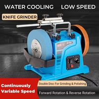 Offre Spéciale Fusai MD5025 8" 200W Meuleuse de couteaux industrielle électrique à eau, machine de polissage à basse vitesse avec refroidissement par eau