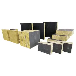 Excellent Sound insulation high density basalt fireproof mineral wool rock wool acoustic panel