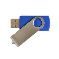 Memoria USB 2.0 Giratoria con Logotipo Personalizado 4Gb 8Gb 16Gb 32Gb 64Gb 128Gb, Lápiz de Memoria Flash USB Portátil