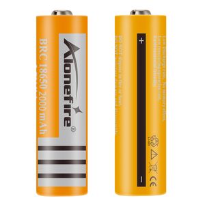 Alonefire 18650แบตเตอรี่ลิเธียมไอออนประสิทธิภาพสูง3.7V-4.2V 2000MAh สำหรับไฟฉายไฟฉายพัดลมมือถือ - Product Image 2