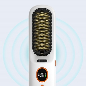 Cepillo Alisador de Cabello Iónico Infrarrojo Recargable por USB, Inalámbrico, con Iones Negativos y Rayos Infrarrojos - Product Image 5