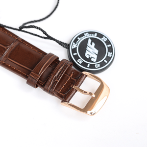 Refined Men's Self-Winding Mechanical Watch Moon Phase <b>Calendar</b> Leather Strap Metal Case for Office Meetings and Casual Occasion - Product Image 4