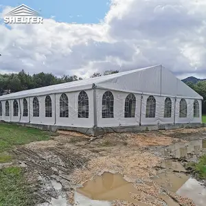 Outdoor Pvc Large Luxury 500 People Commercial White Aluminum Frame Wedding Tent