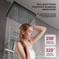 Nouveauté Ensemble de Douche Monocommande Touches de Piano, Valve Céramique à Pression Optimisée, Finition Polie, Jet de Massage Complet pour Hôtels