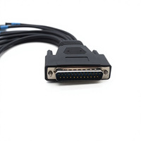 Câble adaptateur DB25 mâle/6,35 mm femelle TRS, ensemble de câbles de raccordement 10 canaux/boîtes d'interface pour mélangeurs, câble audio DB25 vers 6,35 mm