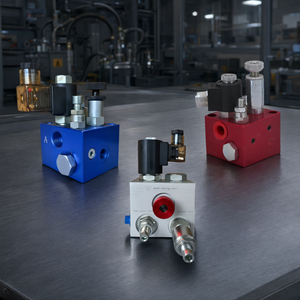 Bloc de commande de levage hydraulique ET02 en acier pour plateforme élévatrice, pièces de monte-charge - Product Image 2