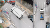 Système de vision panoramique 3D 360° AI pour camion et bus, moniteur tactile tout-en-un AI AVM 1080P, kit 4 caméras