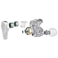 KZ DQ6 Écouteurs intra-auriculaires dynamiques à réduction de bruit pour le sport Écouteurs 3DD Bass Hifi Écouteurs Moniteur Casque filaire 3.5mm avec micro