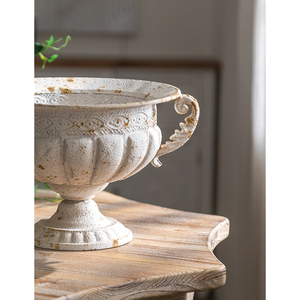 Décoration de table Pot de fleur blanc hôtels dîner table style romain artisanat vase à fleurs - Product Image 2