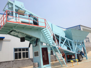 SDDOM جودة عالية CE 35 50 60 75M3 بدون سعة أساس محمول مورد خرسانة متنقلة - Product Image 4