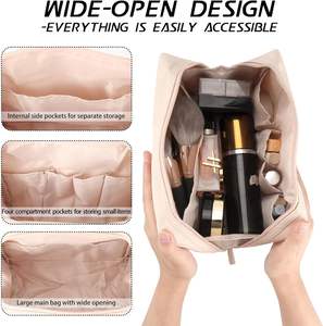 Bolsa <span class=keywords><strong>de</strong></span> Cosméticos <span class=keywords><strong>de</strong></span> Viaje Moderna, Impermeable, <span class=keywords><strong>de</strong></span> Gran Capacidad, con Cierre <span class=keywords><strong>de</strong></span> Cremallera, Ecológica, Portátil, Organizador <span class=keywords><strong>de</strong></span> Almacenamiento - Product Image 3