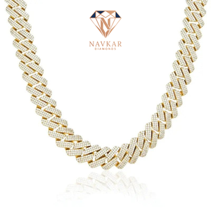 Collar de cadena cubana en oferta para hombres y mujeres, acabado dorado, cadena de eslabones Miami pesada, joyería hip hop disponible al mejor precio del mercado. - Product Image 4