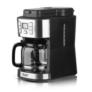 RAF Factory Professional Automatic Coffee Machine 10-12 Cup Electrical Coffee Maker For Home