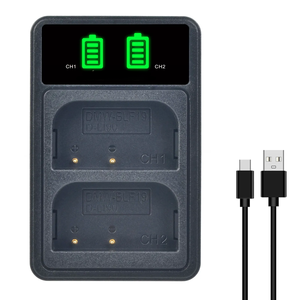 Cho Lumix DC-GH5/G9/GH4 loạt có thể sạc lại Li-ion <span class=keywords><strong>Battery</strong></span> Pack <span class=keywords><strong>DMW</strong></span>-BLF19E/<span class=keywords><strong>DMW</strong></span>-BLF19 với LED sạc - Product Image 2