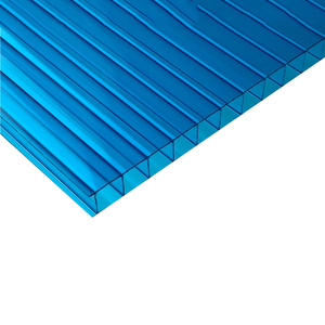 الأشعة فوق البنفسجية المقاومة الملونة التوأم الجدار ورقة جوفاء سعر البيت الأخضر ورق بولي كربونات - Product Image 1