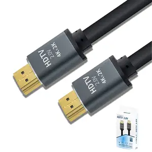 Kabel HDMI SIPU koaksial 4K 1.5m, harga grosir HDMI ke HDMI dengan penutup Foil untuk mikrofon kamera Monitor komputer HDTV