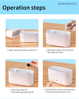 Diffuseur d'aromathérapie à flamme, humidificateur d'ambiance coloré, mini brumisateur portable pour la maison, la chambre, le bureau, idéal pour offrir