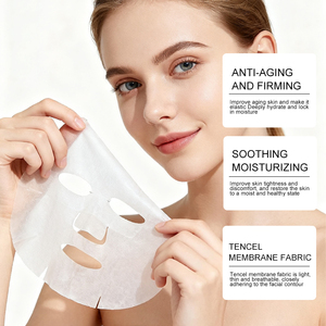 UUKKG - Paquete de 30 Mascarillas Faciales de <span class=keywords><strong>Tela</strong></span> de Membrana Tencel, Hidratantes, Antienvejecimiento, Reafirmantes e Iluminadoras <span class=keywords><strong>para</strong></span> el Cuidado de la Piel - Product Image 5