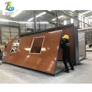 फैक्टरी मोबाइल लक्जरी Prefab Foldable/का विस्तार कंटेनर छोटे घरों 20ft तह घर