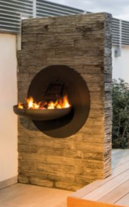 Prezzo all'ingrosso durevole in acciaio Corten montabile a parete griglie per barbecue giardino Patio esterno Firepit camino - Product Image 5