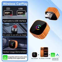 Adaptateur CarPlay filaire vers sans fil, Android Auto, Plug and Play, connexion stable, sans latence, clé USB pour iPhone, voiture