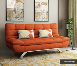Sofá Cama Plegable Multifuncional, Moderno, para Sala de Estar, con Estructura de Madera y Lino de Algodón, Desmontable para Tres Personas, Ideal para Apartamentos Pequeños - Product Image 5