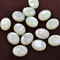 Vente en gros économique de cabochons ovales en jade naturel de 6x8mm et 8*10mm, de forme géométrique, pour la création de bijoux DIY, montures de bagues et accessoires de pierres précieuses en vrac