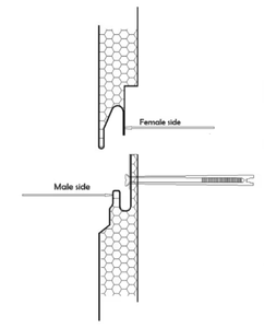 Un nouveau type de plaque de gravure métallique ignifuge, isolante thermiquement et esthétiquement plaisante pour la rénovation de maisons anciennes - Product Image 5