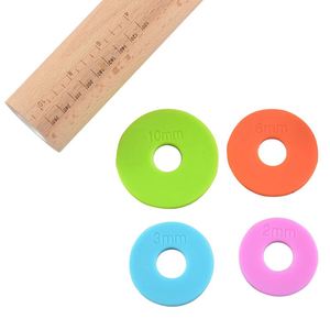 Rodillo de Madera para Repostería, Utensilio de Cocina para el Hogar, Rodillo Ajustable para Amasar Masa y Harina, en Oferta - Product Image 4