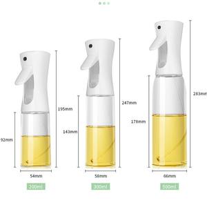 Bouteille de distributeur d'huile et de <span class=keywords><strong>vinaigre</strong></span> bon marché à bas quantité minimale de commande 200ml 300ml 500ml pulvérisateur d'huile d'olive en plastique - Product Image 1